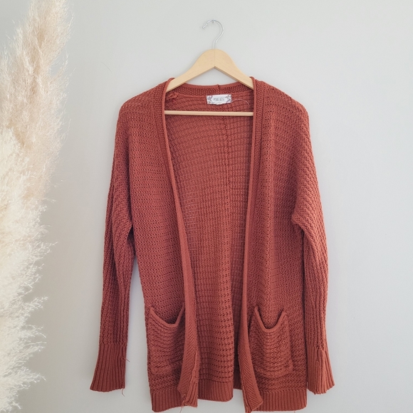 Rust oversized Knit Cardigan size M - Picture 2 of 4